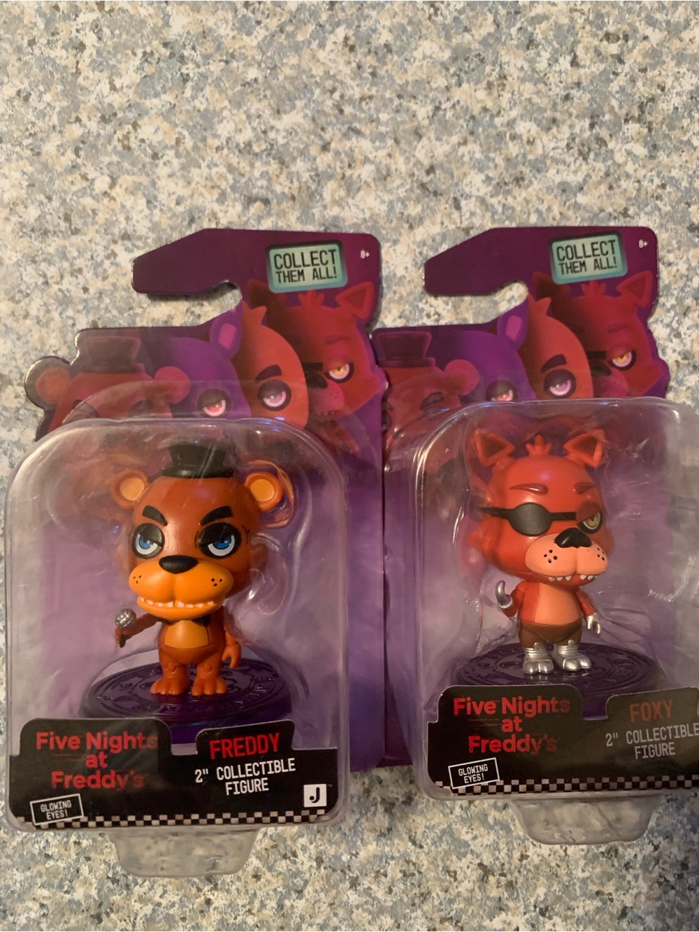 2 Five Nights At Freddy’s 2” Collectible Figures Freddy & Foxy